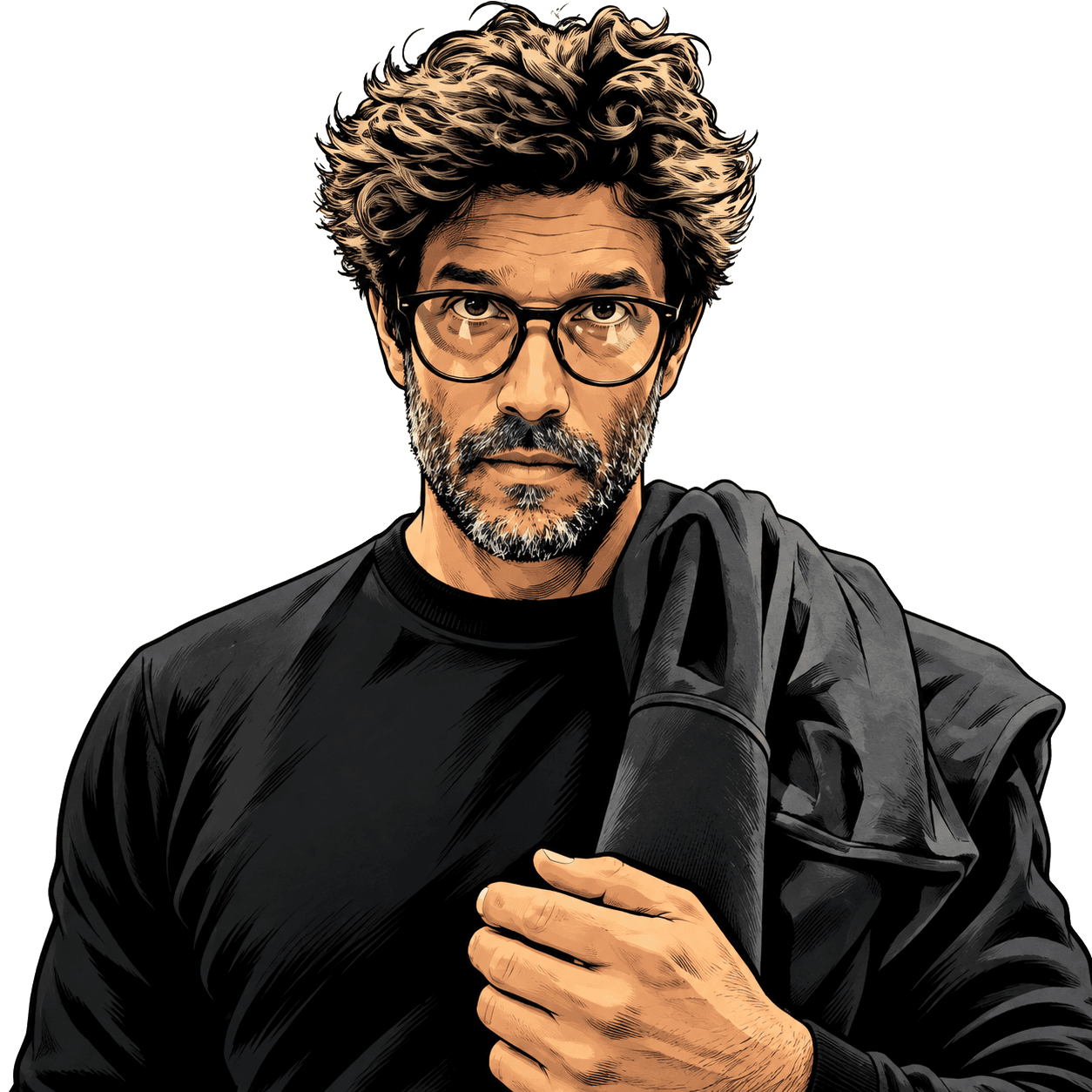 Portrait illustré de Arfan Khan